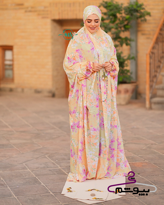 چادر نماز آستین دار کدری 32